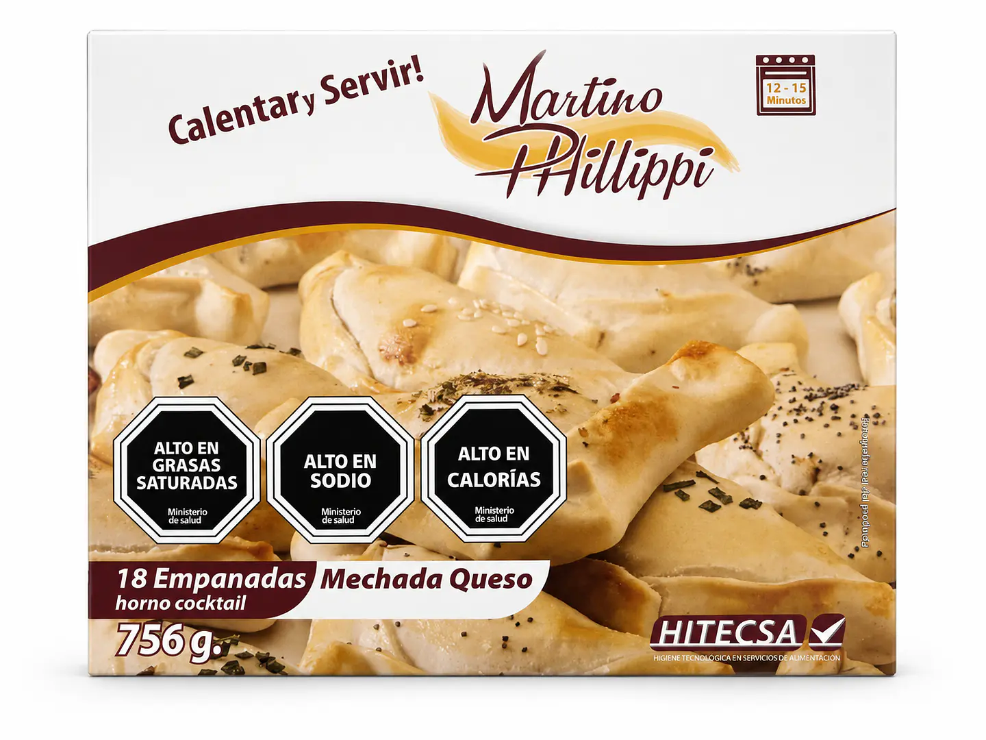 Empanadas Cocktail - Mechada Queso 18 Unidades 1