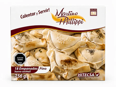 Empanadas Cocktail - Pino 18 Unidades