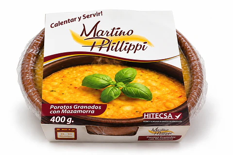 Porotos Granados con Mazamorra en Greda