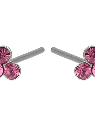 Piercing Flor Circones Rosa