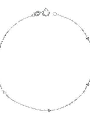 Tobillera Facetada Esferas