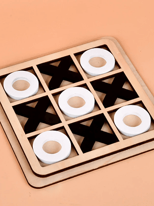 Juguete de madera, ajedrez de tres líneas (juego del gato), juguetes para niños, educación temprana