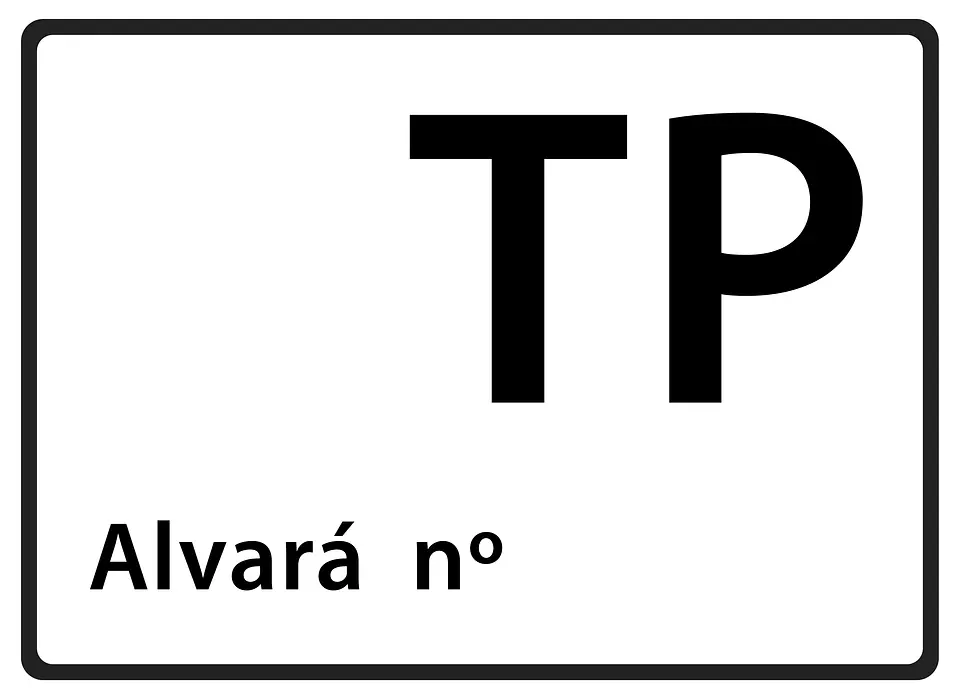 Alvará TP (min. 4 un.) 1