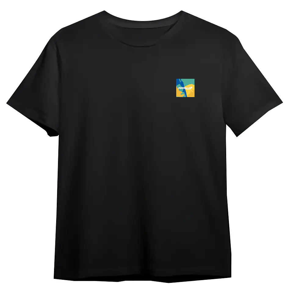 T-shirt estampada logo simples  1