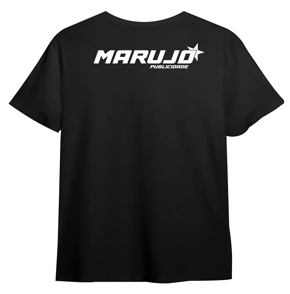 T-shirt estampada logo frente e verso 2