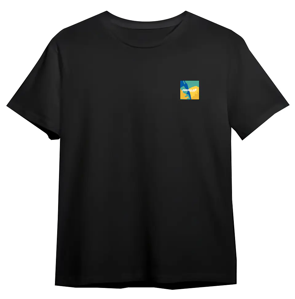 T-shirt estampada logo frente e verso 1