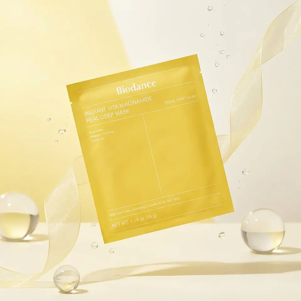 Biodance Niacinamida Mascarilla Iluminadora Coreana 4