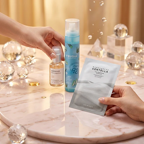 Pack Mega Hidratación - Shot de Colágeno PDRN & Glow, Aloe Real Soothing Gel Mist