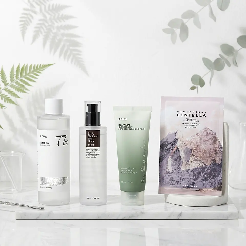 Rutina K-Beauty Poros Bajo Control 1