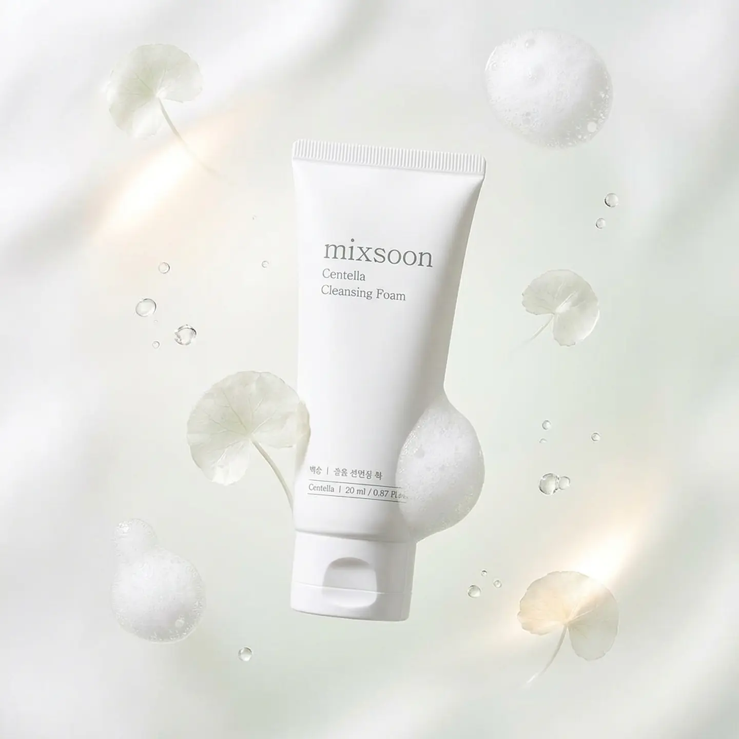 MIXSOON Centella Cleansing Foam Limpiador Mini 20 ml 3