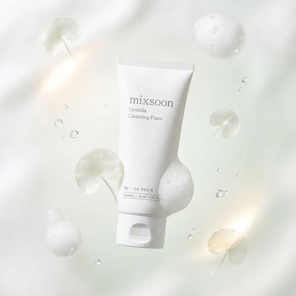MIXSOON Centella Cleansing Foam Limpiador Mini 20 ml 3