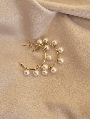 Argolas com Pérolas