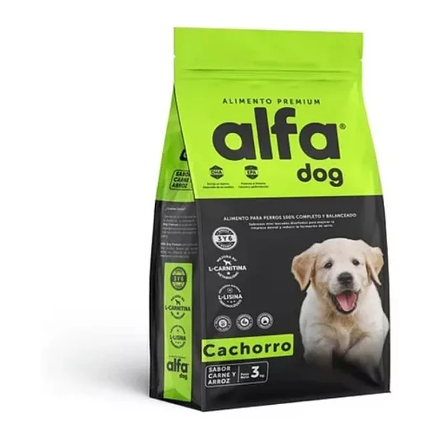 ALFA DOG PREMIUM CACHORRO 3 KG                    