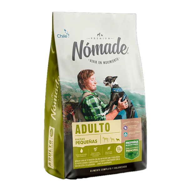 NOMADE ADULTO RAZAS PEQUEÑAS 10 KG                        