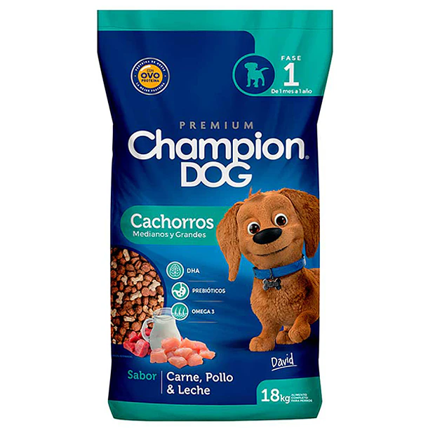 CHAMPION DOG CACHORRO 18 KG                       