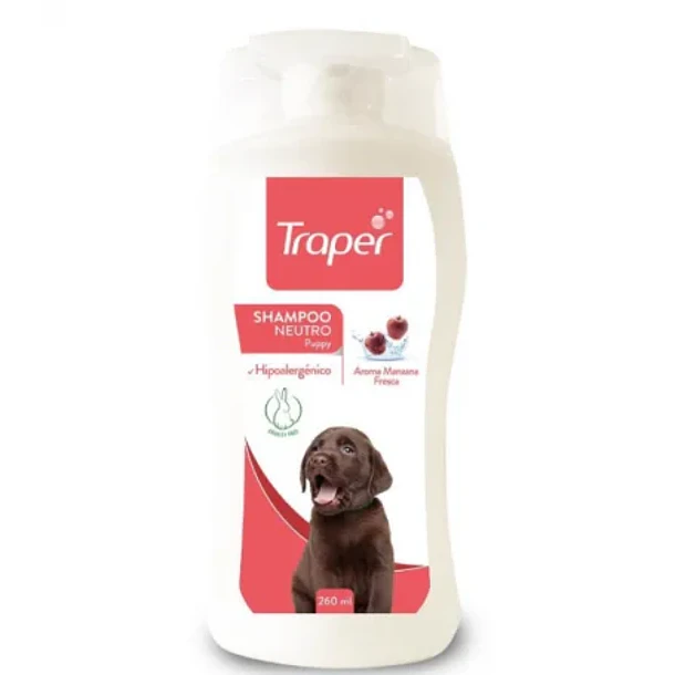 TRAPER SHAMPOO NEUTRO PUPPY MANZANA X 260 ML           