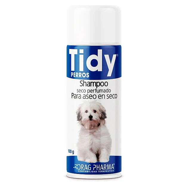 TIDY SHAMPOO SECO PERRO X 100 GR                       