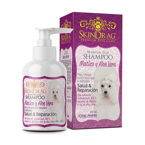 SKINDRAG SHAMPOO MATICO-ALOE X 250 ML                  