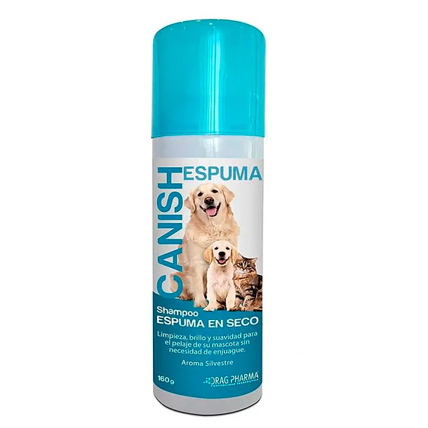 CANISH ESPUMA SECA SPRAY X 160 ML                 