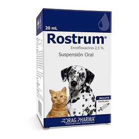ROSTRUM SUSPENSIÓN ORAL X 20 ML                         