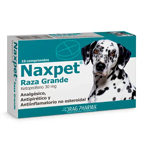 NAXPET 30 MG RAZA GRANDE X 10 COMPRIMIDOS                     