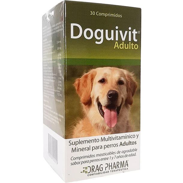 DOGUIVIT ADULTO X 30 COMPRIMIDOS MASTICABLES                  