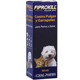 FIPROKILL 0.25% SOLUCIÓN SPRAY X 50 ML                 
