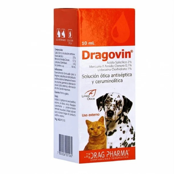 DRAGOVIN SOLUCIÓN OTICA 10 ML                          