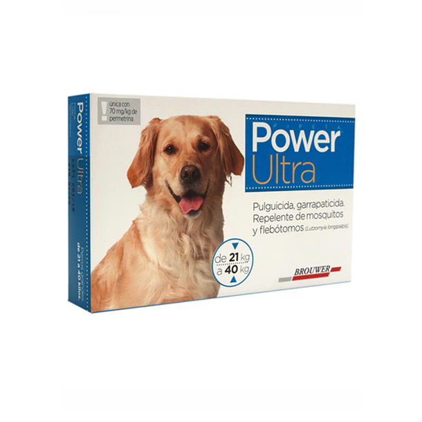 POWER PIPETA PERRO 21-40 KG                       