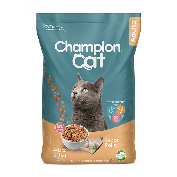 CHAMPION CAT POLLO 20 KG                          