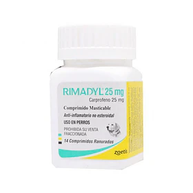 RIMADYL 25 MG 14 COMPRIMIDOS                      