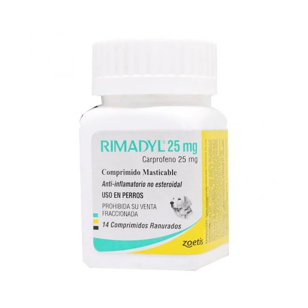 RIMADYL 25 MG 14 COMPRIMIDOS                      
