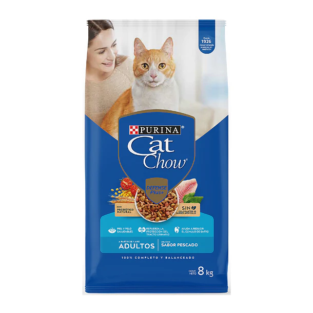 CAT CHOW PESCADO 8 KG                             