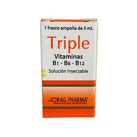 TRIPLE VIT B1-B6-B12 INYECTABLE                   