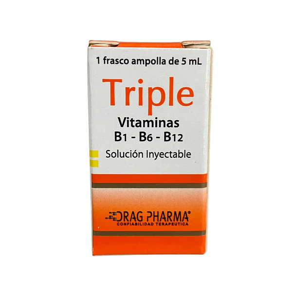 TRIPLE VIT B1-B6-B12 INYECTABLE                   