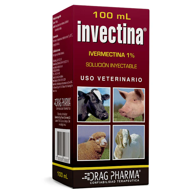 INVECTINA INYECTABLE 1% 100 ML                    