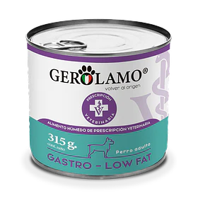 GEROLAMO PRESCRIPCION PERRO GASTRO - LOW FAT 315 GR 
