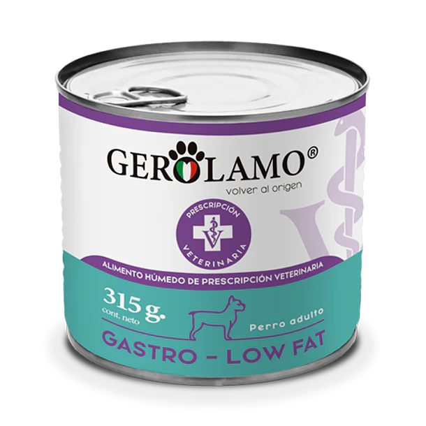 GEROLAMO PRESCRIPCION PERRO GASTRO - LOW FAT 315 GR 