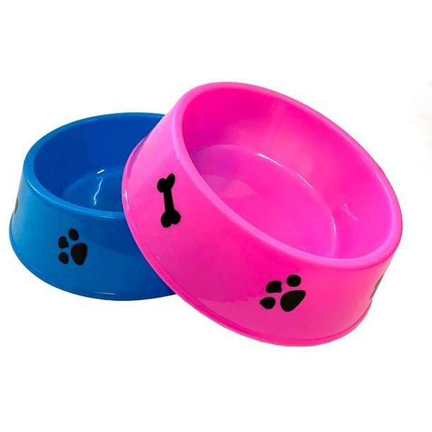 PLATO REDONDO PLASTICO PERRO PEQUEÑO              