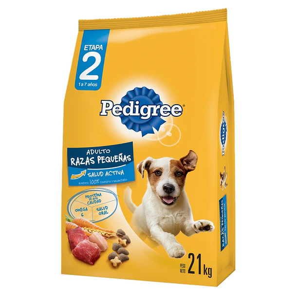 PEDIGREE ADULTO RAZA PEQUEÑA 21 KG                      