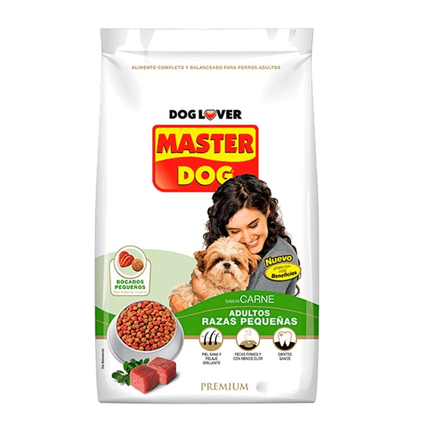 MASTER DOG ADULTO RAZAS PEQUEÑAS 18 KG                    