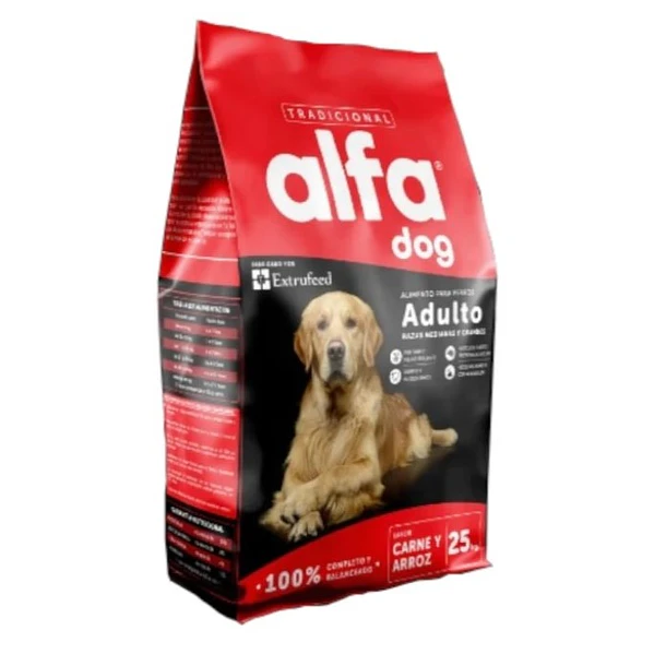 ALFA DOG ADULTO TRADICIONAL 25 KG                             