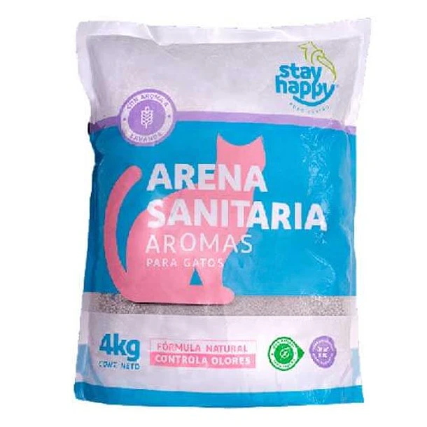 ARENA STAY HAPPY AGLUTINANTE 4 KG LAVANDA               
