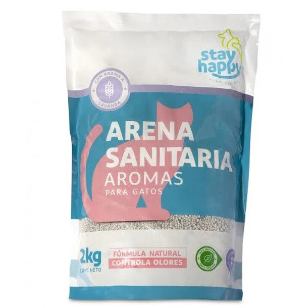 ARENA STAY HAPPY AGLUTINANTE 2 KG LAVANDA               