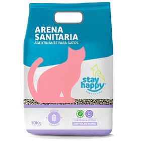ARENA STAY HAPPY AGLUTINANTE 10 KG LAVANDA              