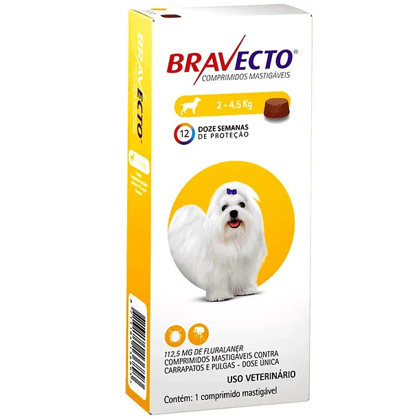BRAVECTO 2 A 4,5 KG                               
