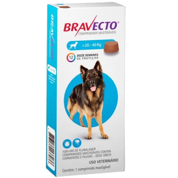 BRAVECTO 20 A 40 KG                               