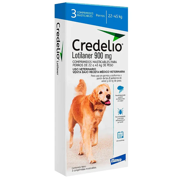 CREDELIO 22-45 KG X 3 COMPIMIDOS                           