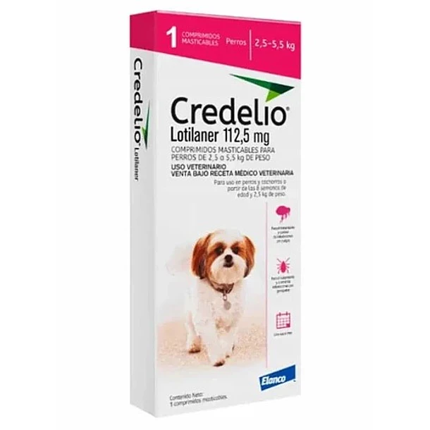 CREDELIO 2,5-5,5 KG X 1 COMPIMIDO                      
