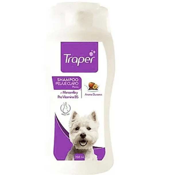 TRAPER SHAMPOO PELAJE CLARO DURAZNO X 260 ML           